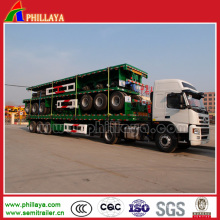 40ft Transport Container Cimc Flatbed Container Trailer